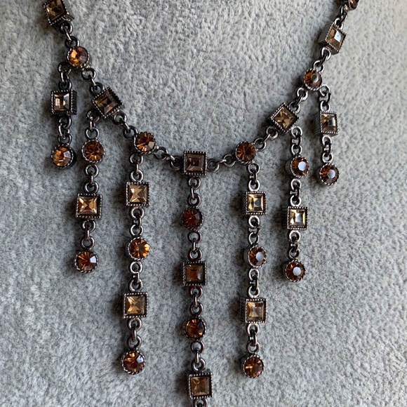 Cookie Lee Cascading Dangle Necklace - NWOT - Picture 2 of 9